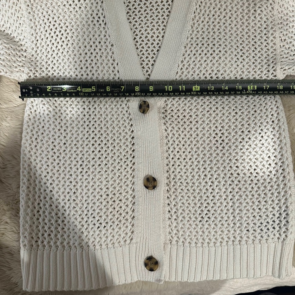 Gap Women - Crochet Cardigan Sweater - Small - Picture 5 of 12